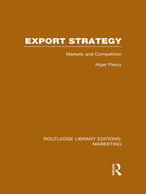 cover image of Export Strategy